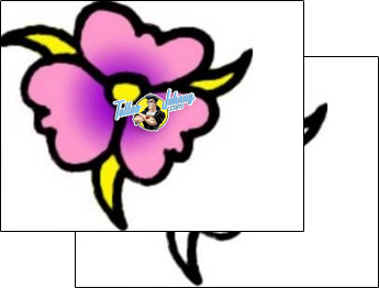 Flower Tattoo plant-life-flowers-tattoos-vivi-vvf-01340