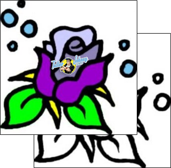 Flower Tattoo plant-life-flowers-tattoos-vivi-vvf-01362