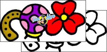 Flower Tattoo plant-life-flowers-tattoos-vivi-vvf-01375