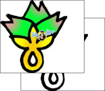 Flower Tattoo plant-life-flowers-tattoos-vivi-vvf-01382