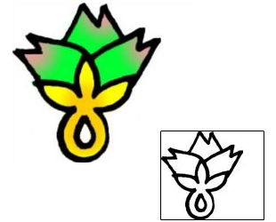 Plant Life Tattoo Specific Body Parts tattoo | VVF-01382