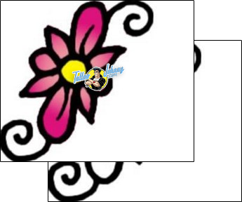 Flower Tattoo plant-life-flowers-tattoos-vivi-vvf-01384