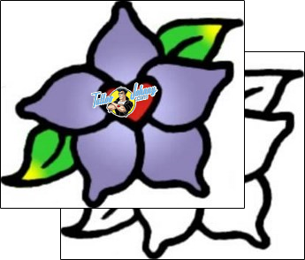 Flower Tattoo plant-life-flowers-tattoos-vivi-vvf-01389