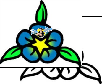 Flower Tattoo plant-life-flowers-tattoos-vivi-vvf-01398