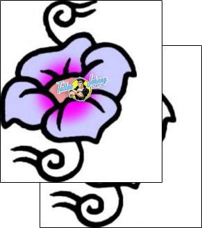Flower Tattoo plant-life-flowers-tattoos-vivi-vvf-01401