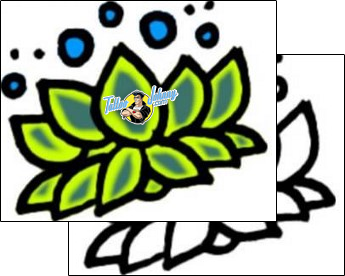 Flower Tattoo plant-life-flowers-tattoos-vivi-vvf-01403