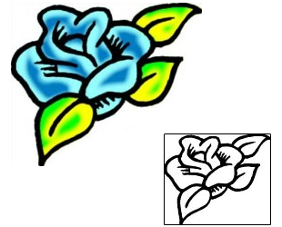 Flower Tattoo Specific Body Parts tattoo | VVF-01421
