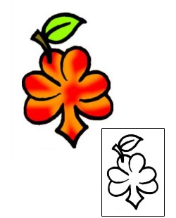 Flower Tattoo Specific Body Parts tattoo | VVF-01427