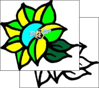 Flower Tattoo plant-life-flowers-tattoos-vivi-vvf-01431