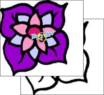 Flower Tattoo plant-life-flowers-tattoos-vivi-vvf-01432