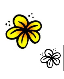 Flower Tattoo Specific Body Parts tattoo | VVF-01435