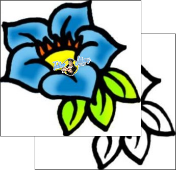 Flower Tattoo plant-life-flowers-tattoos-vivi-vvf-01450