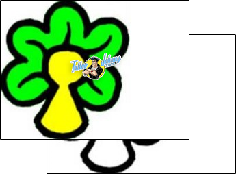 Flower Tattoo plant-life-flowers-tattoos-vivi-vvf-01451