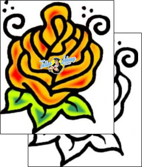 Flower Tattoo plant-life-flowers-tattoos-vivi-vvf-01456