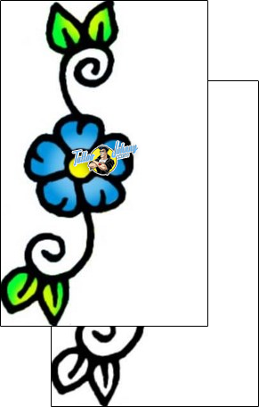 Flower Tattoo plant-life-flowers-tattoos-vivi-vvf-01465