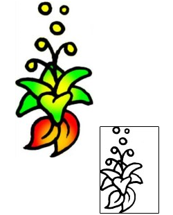 Plant Life Tattoo Specific Body Parts tattoo | VVF-01471