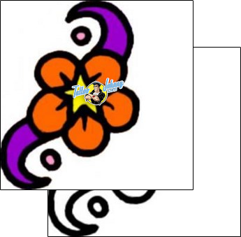 Flower Tattoo plant-life-flowers-tattoos-vivi-vvf-01480