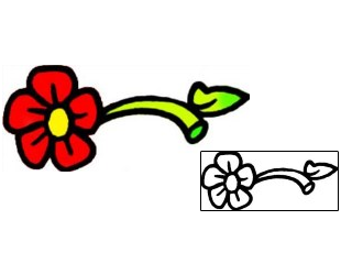 Plant Life Tattoo Specific Body Parts tattoo | VVF-01482