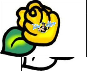 Flower Tattoo plant-life-flowers-tattoos-vivi-vvf-01487