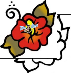 Flower Tattoo plant-life-flowers-tattoos-vivi-vvf-01493
