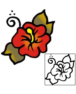Flower Tattoo Specific Body Parts tattoo | VVF-01493