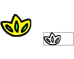 Plant Life Tattoo Specific Body Parts tattoo | VVF-01688