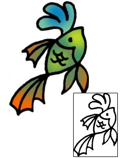 Sea Creature Tattoo Marine Life tattoo | VVF-01708