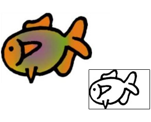 Fish Tattoo Marine Life tattoo | VVF-01773