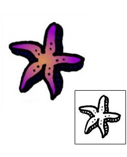 Starfish Tattoo Specific Body Parts tattoo | VVF-01775