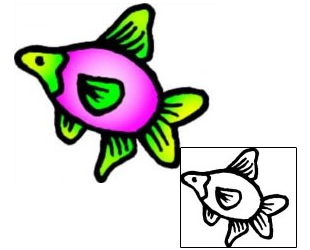Fish Tattoo Marine Life tattoo | VVF-01778