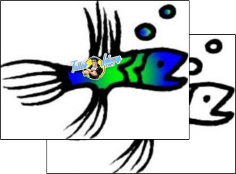 Fish Tattoo marine-life-fish-tattoos-vivi-vvf-01792