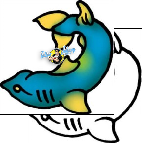 Fish Tattoo marine-life-fish-tattoos-vivi-vvf-01799