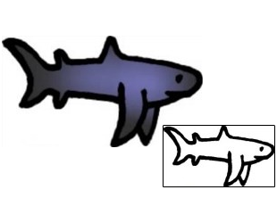 Shark Tattoo Specific Body Parts tattoo | VVF-01832