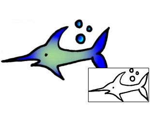 Fish Tattoo Marine Life tattoo | VVF-01835
