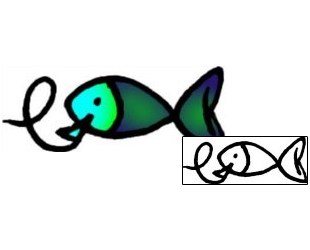 Fish Tattoo Marine Life tattoo | VVF-01863
