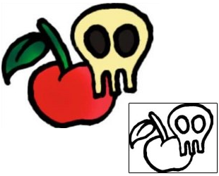 Food Tattoo Specific Body Parts tattoo | VVF-02042