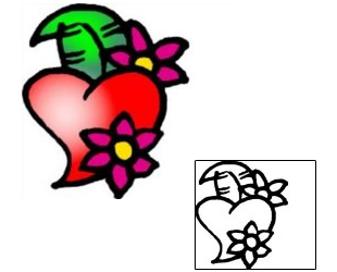 Heart Tattoo For Women tattoo | VVF-02076