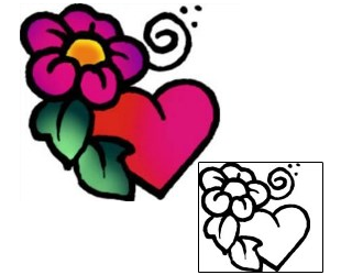 Heart Tattoo For Women tattoo | VVF-02205