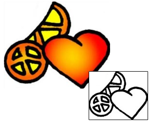 Heart Tattoo For Women tattoo | VVF-02208