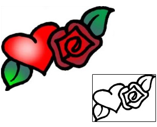 Rose Tattoo For Women tattoo | VVF-02221