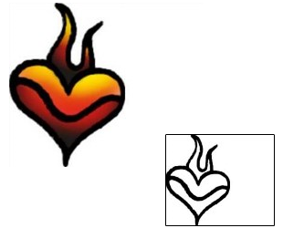 Heart Tattoo For Women tattoo | VVF-02243