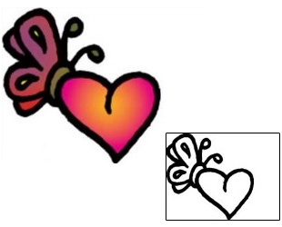 Heart Tattoo For Women tattoo | VVF-02252