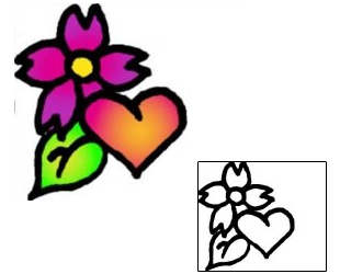 Heart Tattoo For Women tattoo | VVF-02283