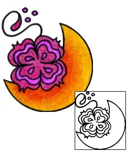Moon Tattoo Astronomy tattoo | VVF-02362