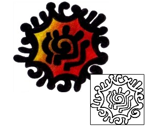 Sun Tattoo Tattoo Styles tattoo | VVF-02460