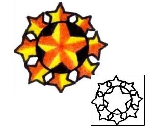 Sun Tattoo Astronomy tattoo | VVF-02478
