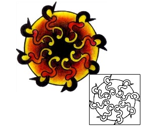 Sun Tattoo Astronomy tattoo | VVF-02486