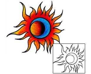 Sun Tattoo Astronomy tattoo | VVF-02488