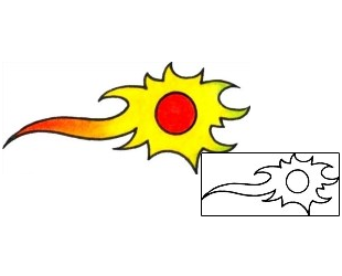 Sun Tattoo Astronomy tattoo | VVF-02500