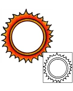 Sun Tattoo Astronomy tattoo | VVF-02503
